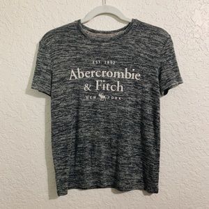 abercrombie & fitch grey tee